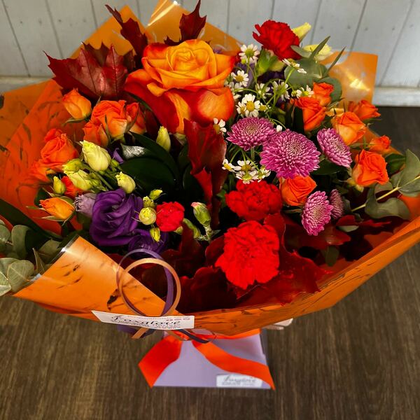 Flowers delivered to customer