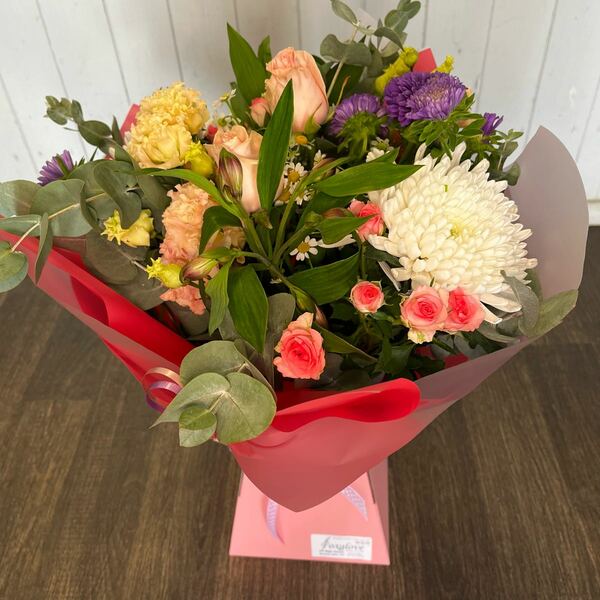 Flowers delivered to customer