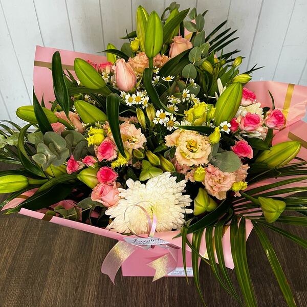 Flowers delivered to customer