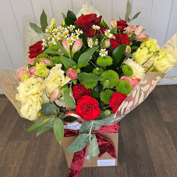 Flowers delivered to customer