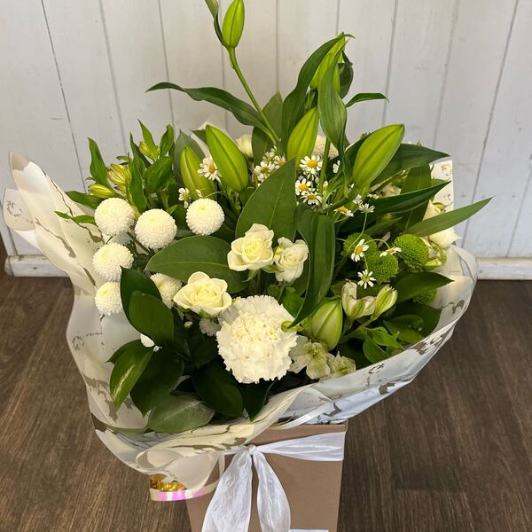 Flowers delivered to customer