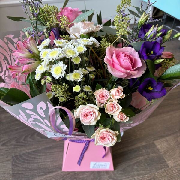Flowers delivered to customer