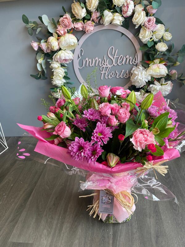 Flowers delivered to customer