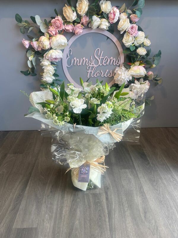 Flowers delivered to customer