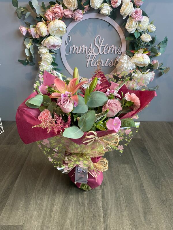 Flowers delivered to customer