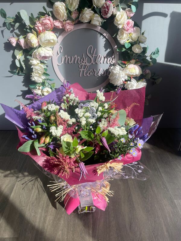Flowers delivered to customer