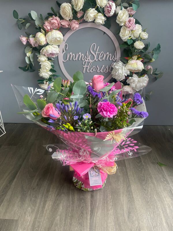 Flowers delivered to customer