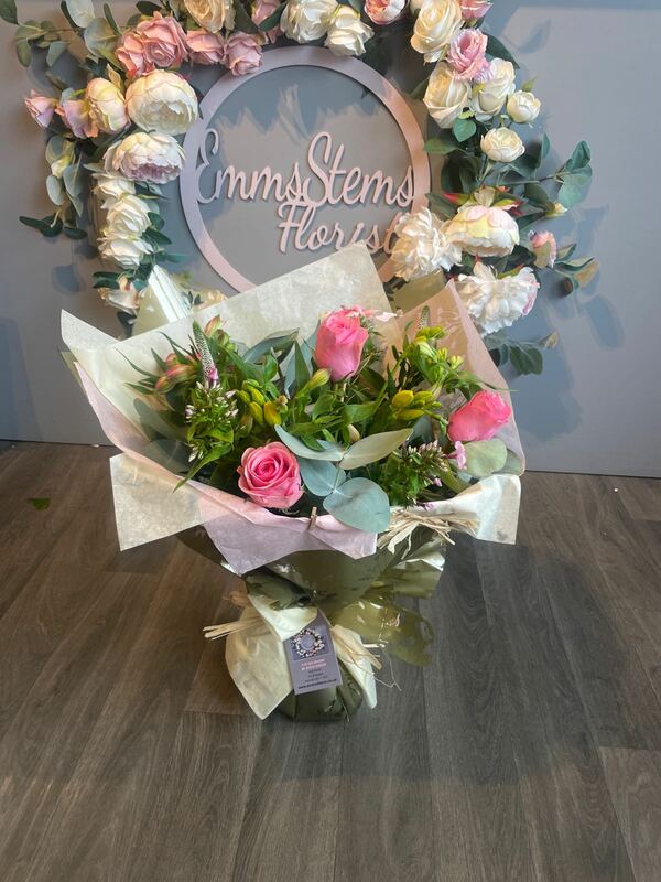 Flowers delivered to customer
