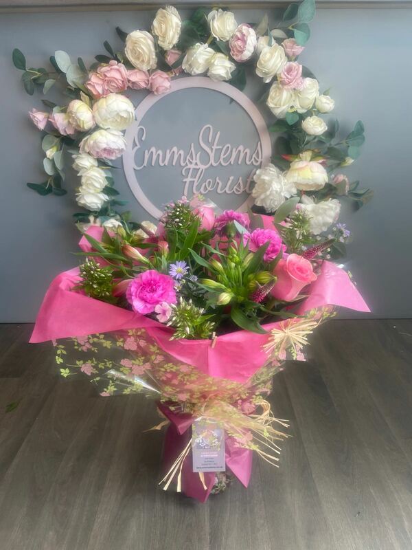 Flowers delivered to customer