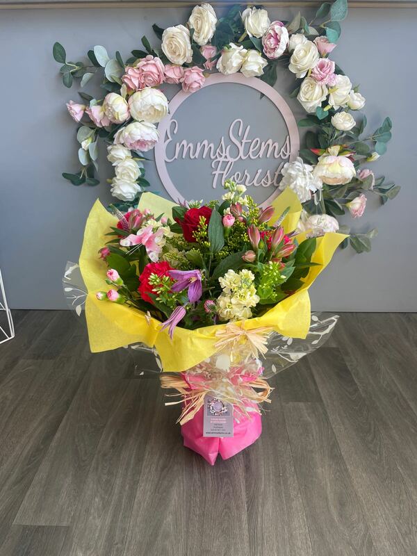 Flowers delivered to customer