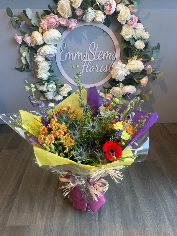 Flowers delivered to customer