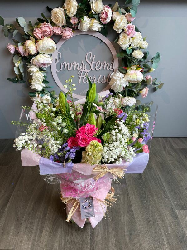 Flowers delivered to customer