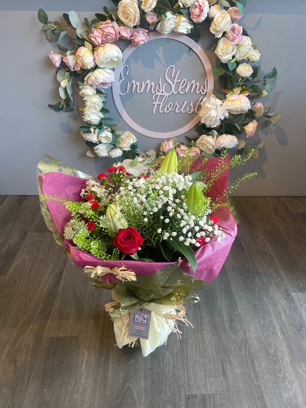 Flowers delivered to customer