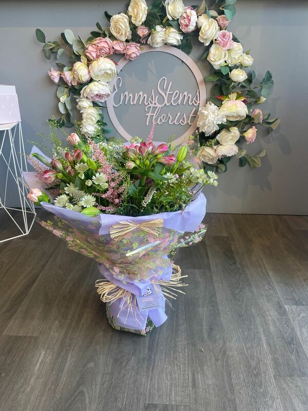 Flowers delivered to customer