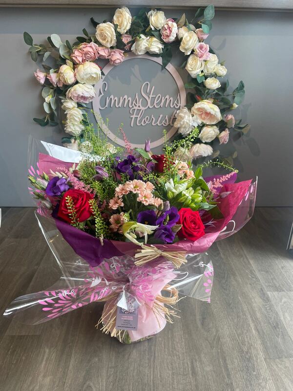 Flowers delivered to customer