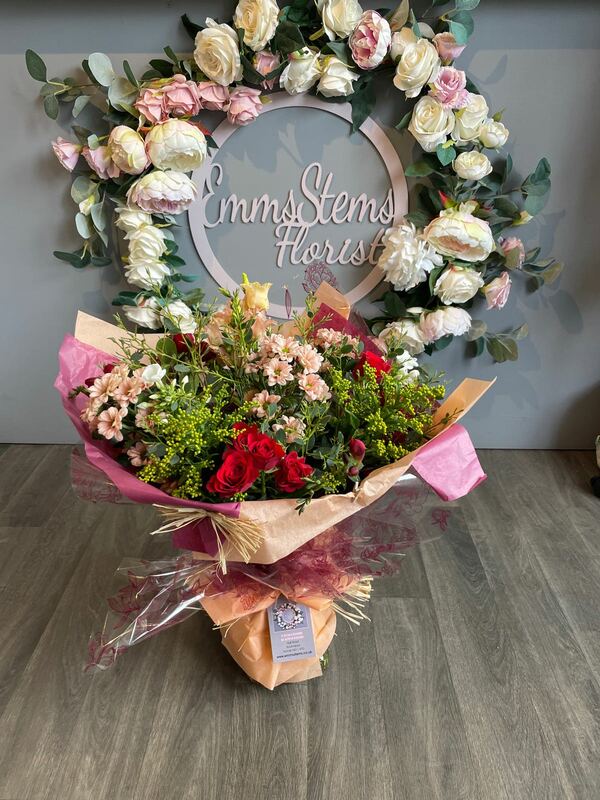Flowers delivered to customer