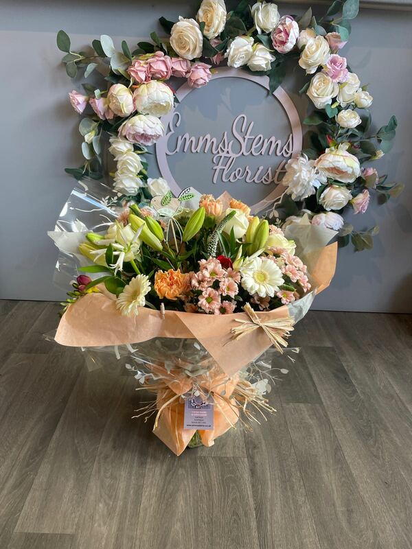 Flowers delivered to customer
