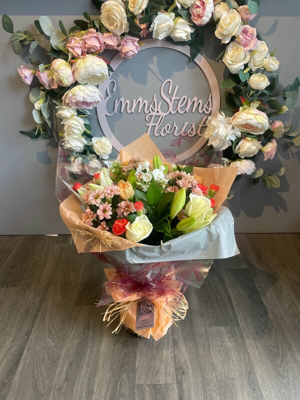 Flowers delivered to customer