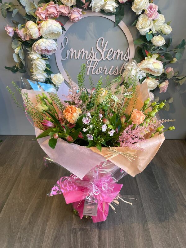 Flowers delivered to customer