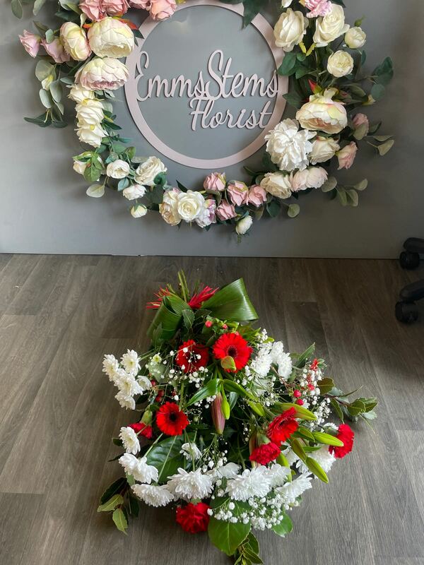 Flowers delivered to customer