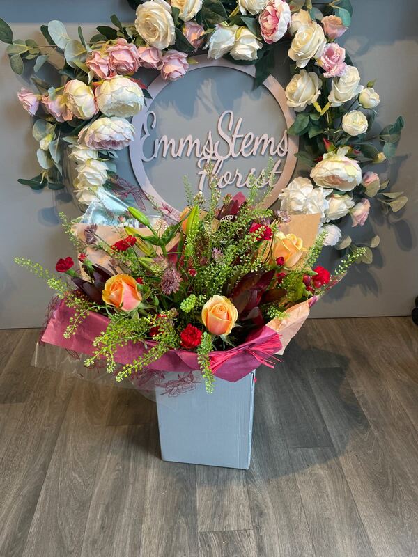 Flowers delivered to customer