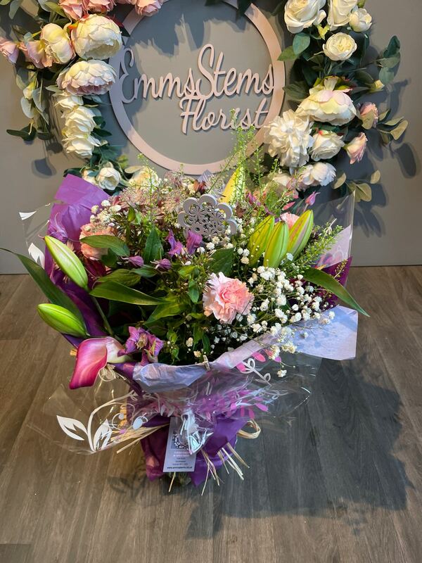 Flowers delivered to customer