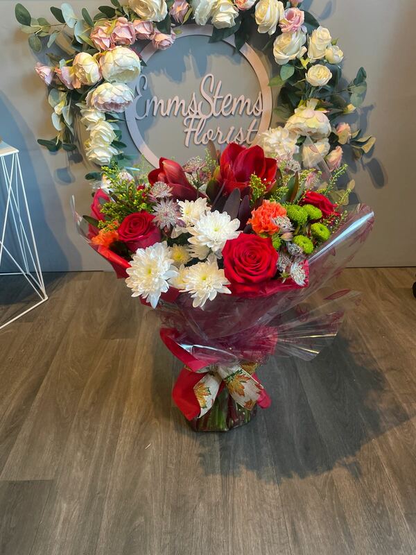 Flowers delivered to customer