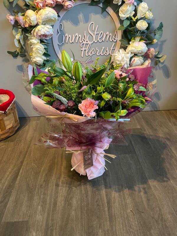 Flowers delivered to customer