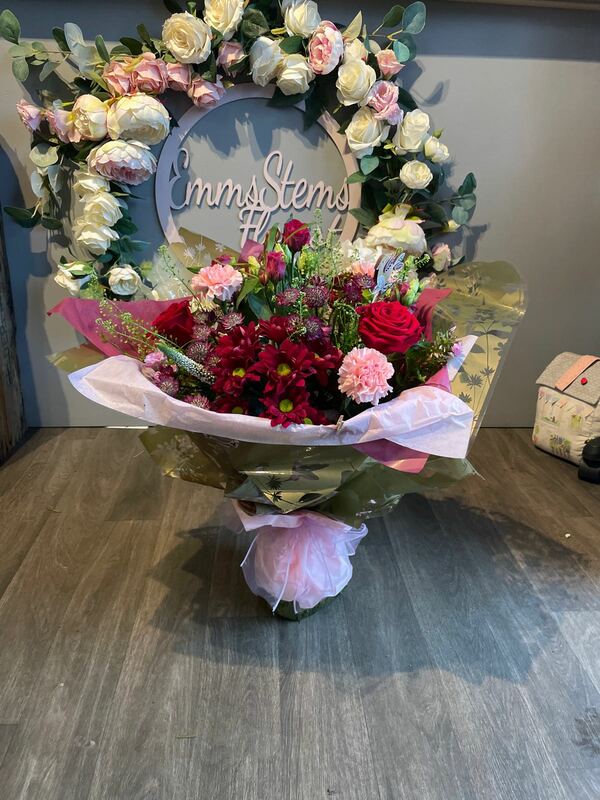 Flowers delivered to customer