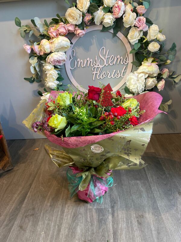 Flowers delivered to customer