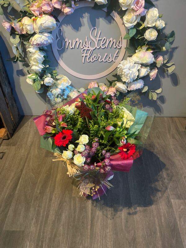 Flowers delivered to customer