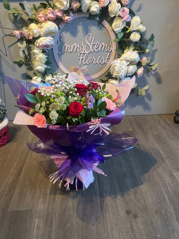 Flowers delivered to customer