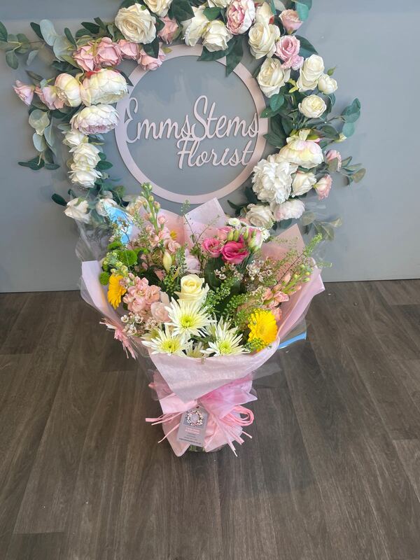 Flowers delivered to customer