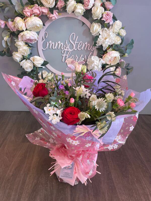 Flowers delivered to customer