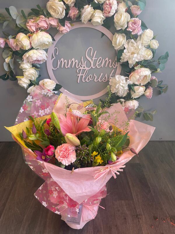 Flowers delivered to customer