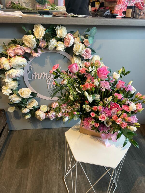 Flowers delivered to customer