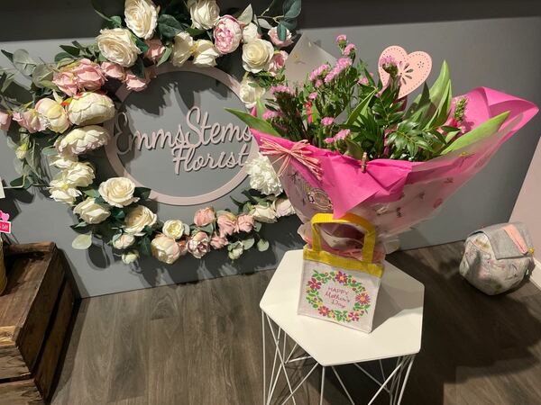 Flowers delivered to customer