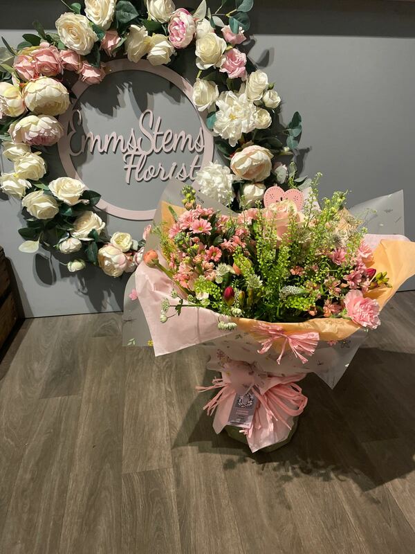 Flowers delivered to customer