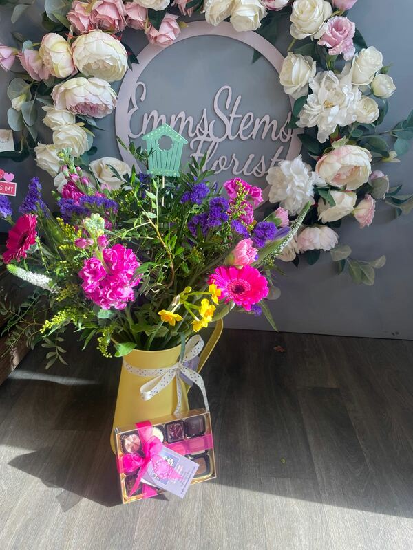 Flowers delivered to customer