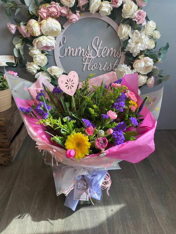 Flowers delivered to customer