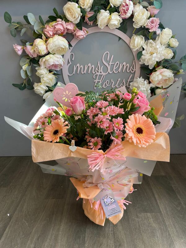 Flowers delivered to customer