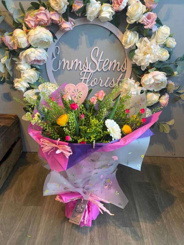Flowers delivered to customer