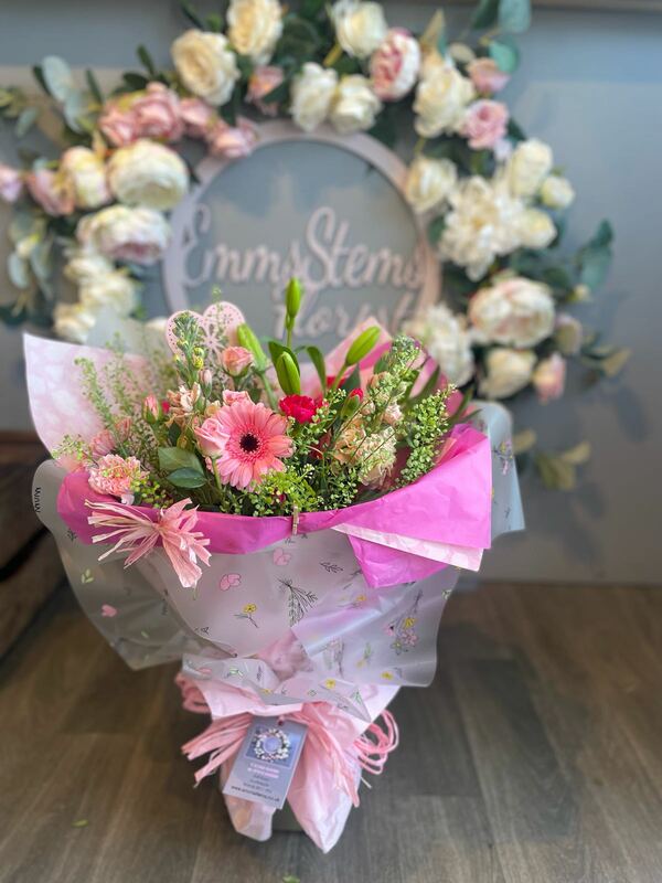 Flowers delivered to customer