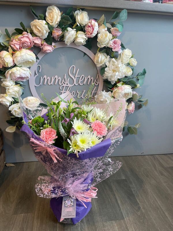 Flowers delivered to customer