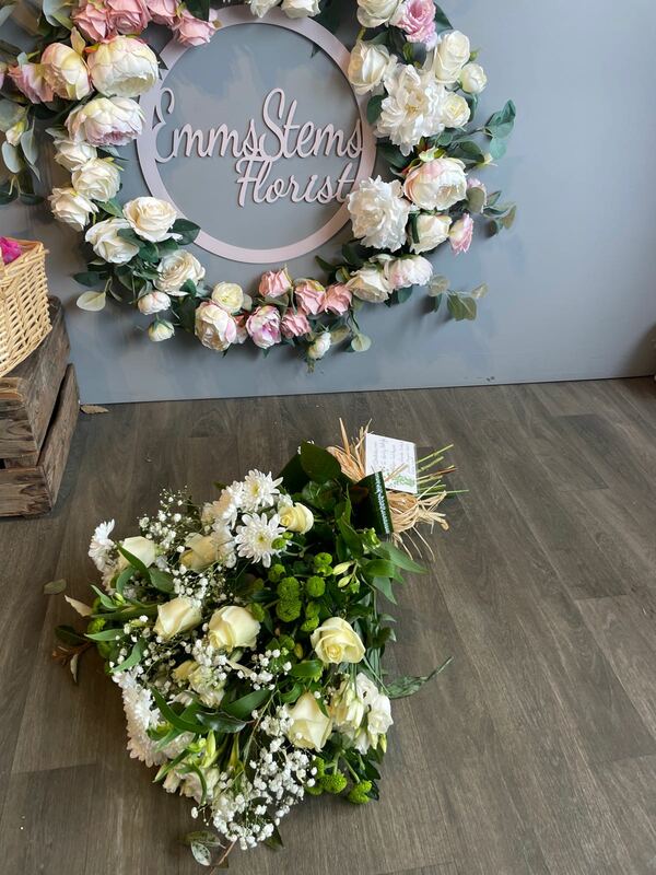 Flowers delivered to customer