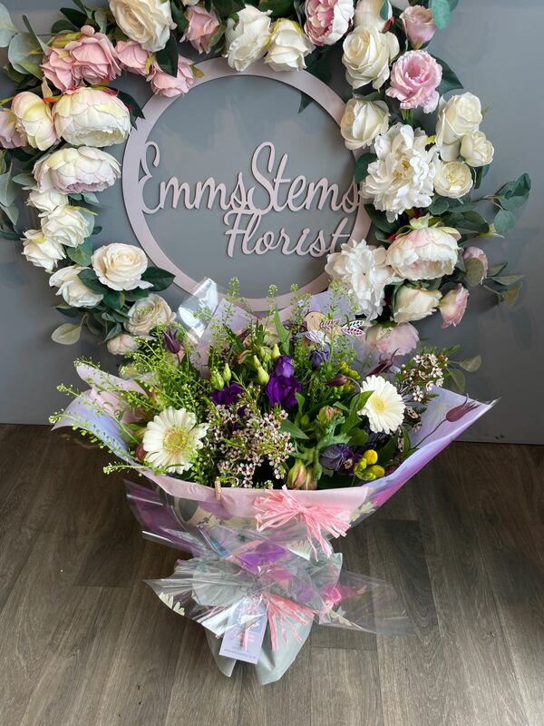 Flowers delivered to customer