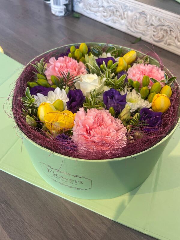 Flowers delivered to customer