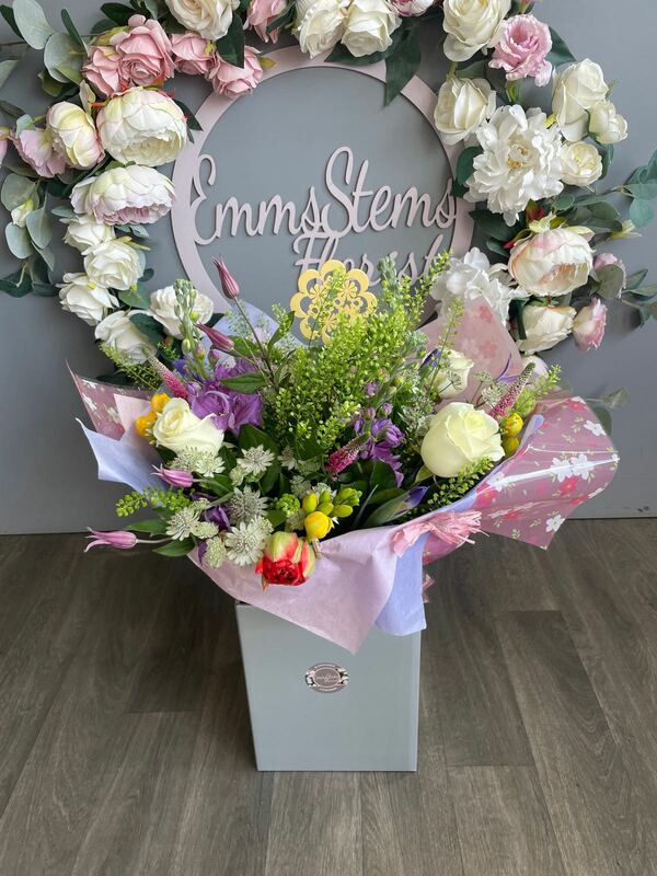Flowers delivered to customer
