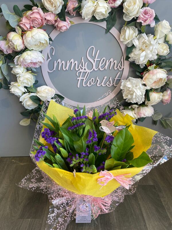 Flowers delivered to customer