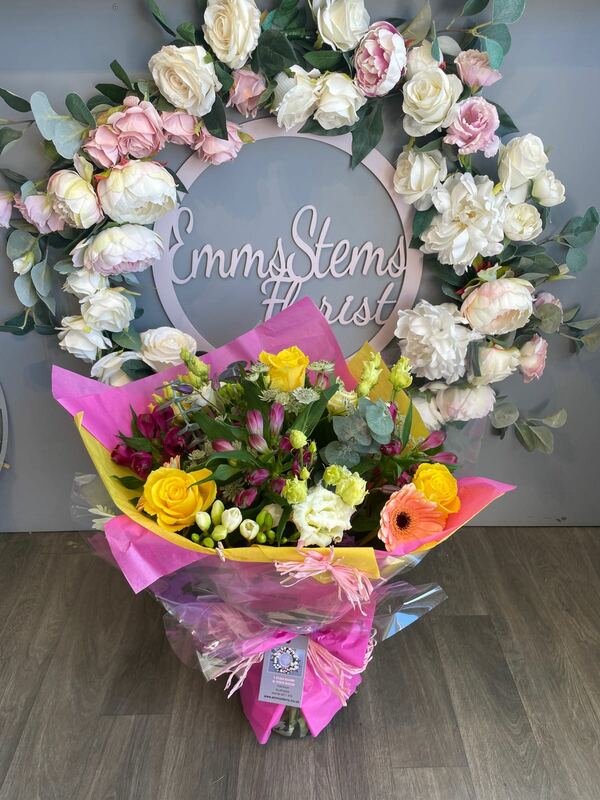 Flowers delivered to customer